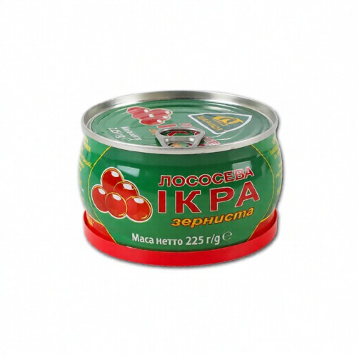 225 Г ИКРА ЛОСОСЕВАЯ ЖЕСТЯНАЯ БАНКА ШАЛАНДА